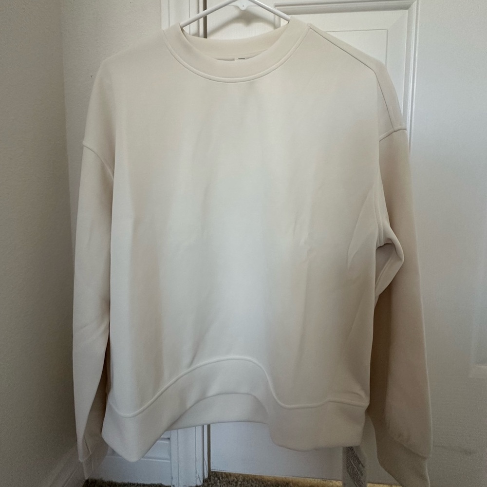 Lululemon Cream Crew Neck Sweatshirt